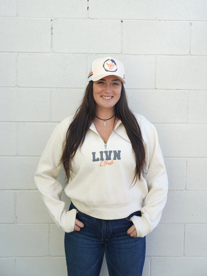 Liv'n Club half zip