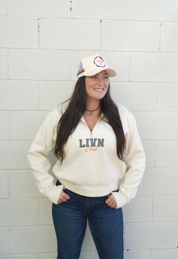 Liv'n Club half zip
