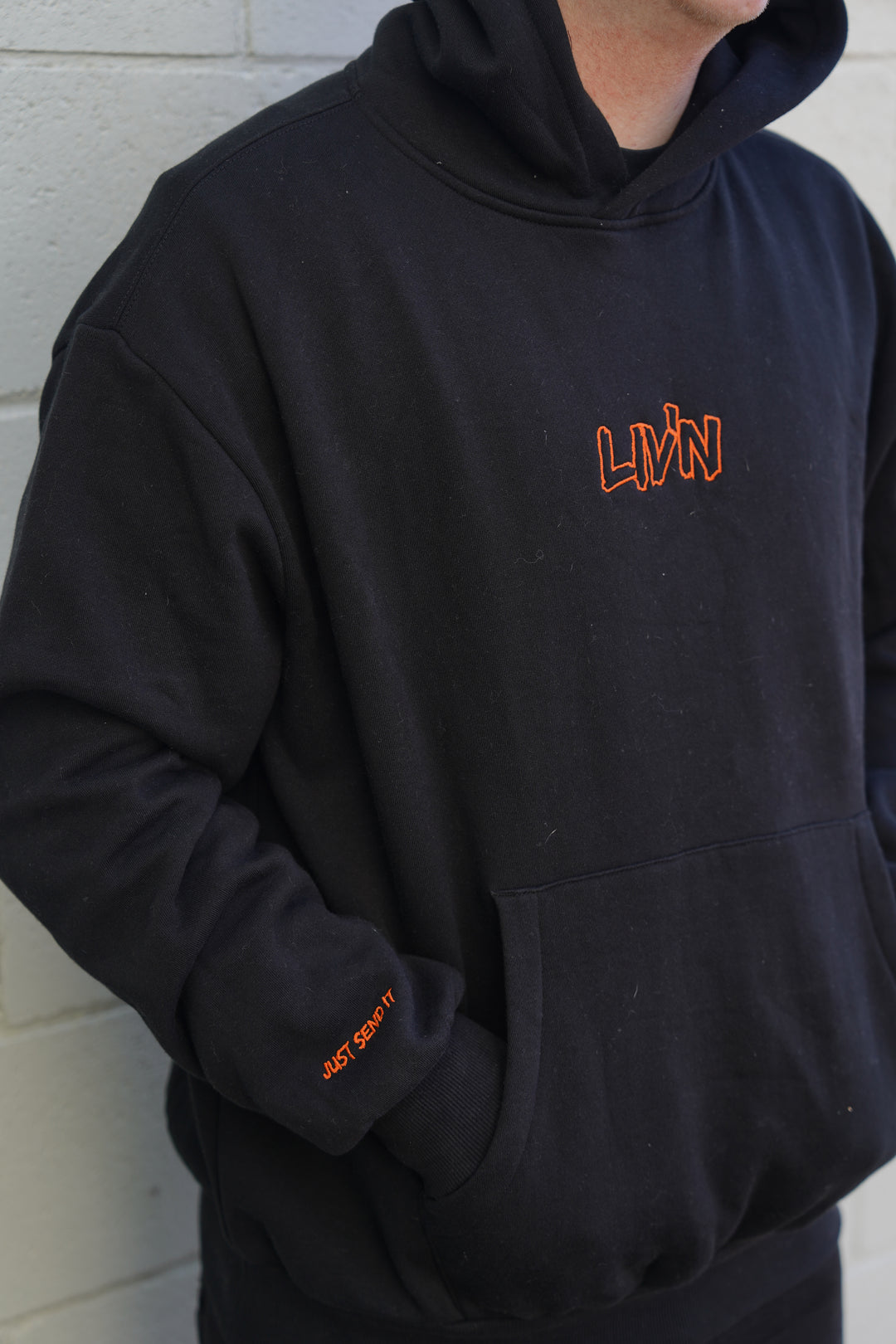 Liv'n box hoodie