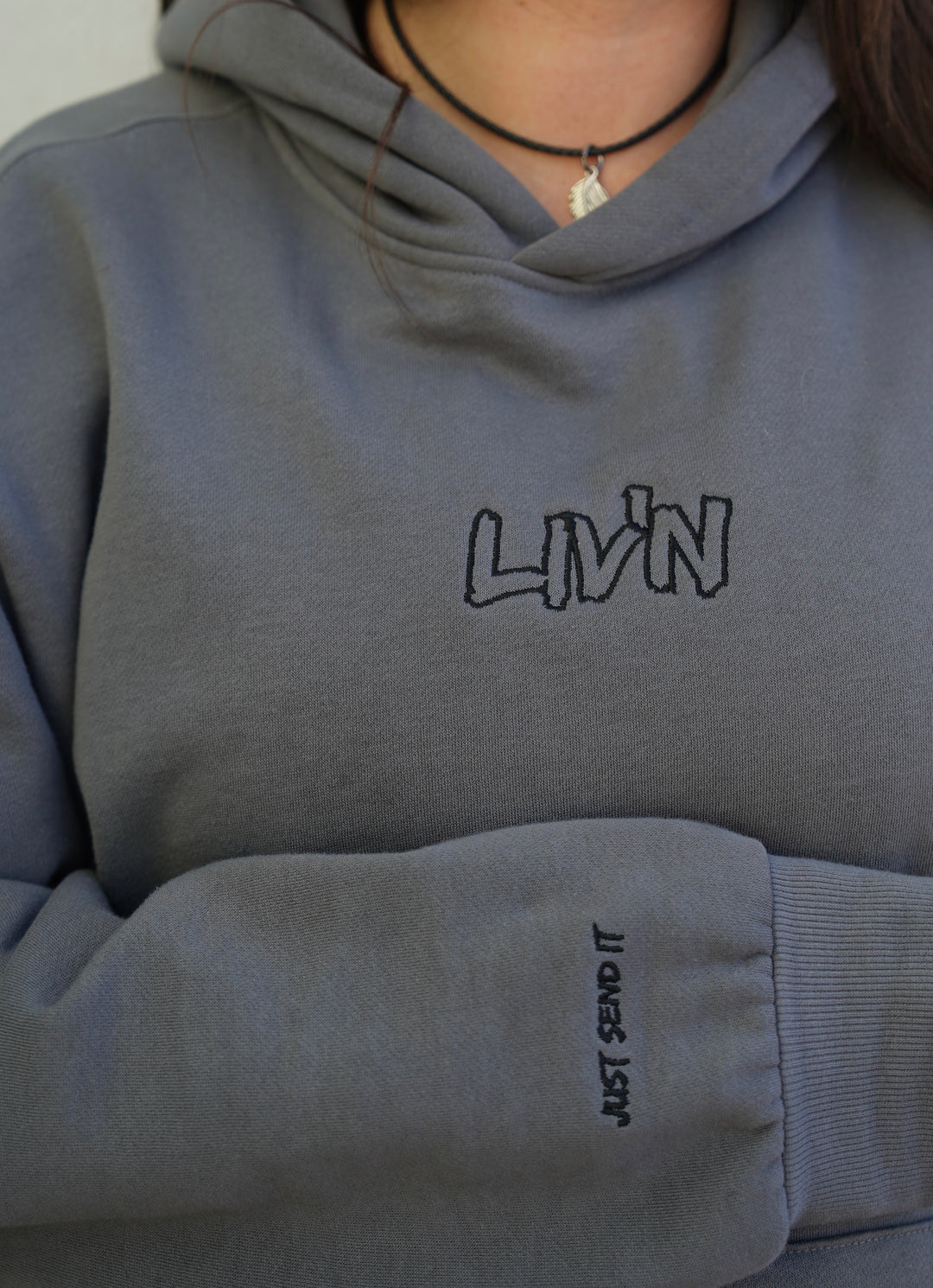 Liv'n box hoodie