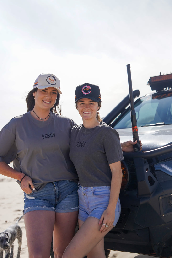 Shadow Grey LIVN Box Tee