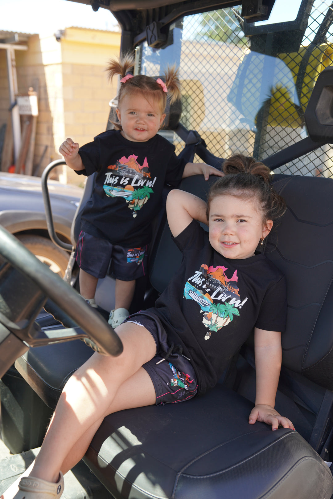 KIDS grey camo footy shorts